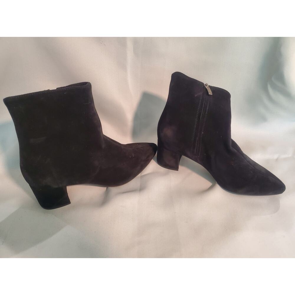 C La Canadienne Women Jeannie II Pointed Toe Suede boots size 7.5. S71